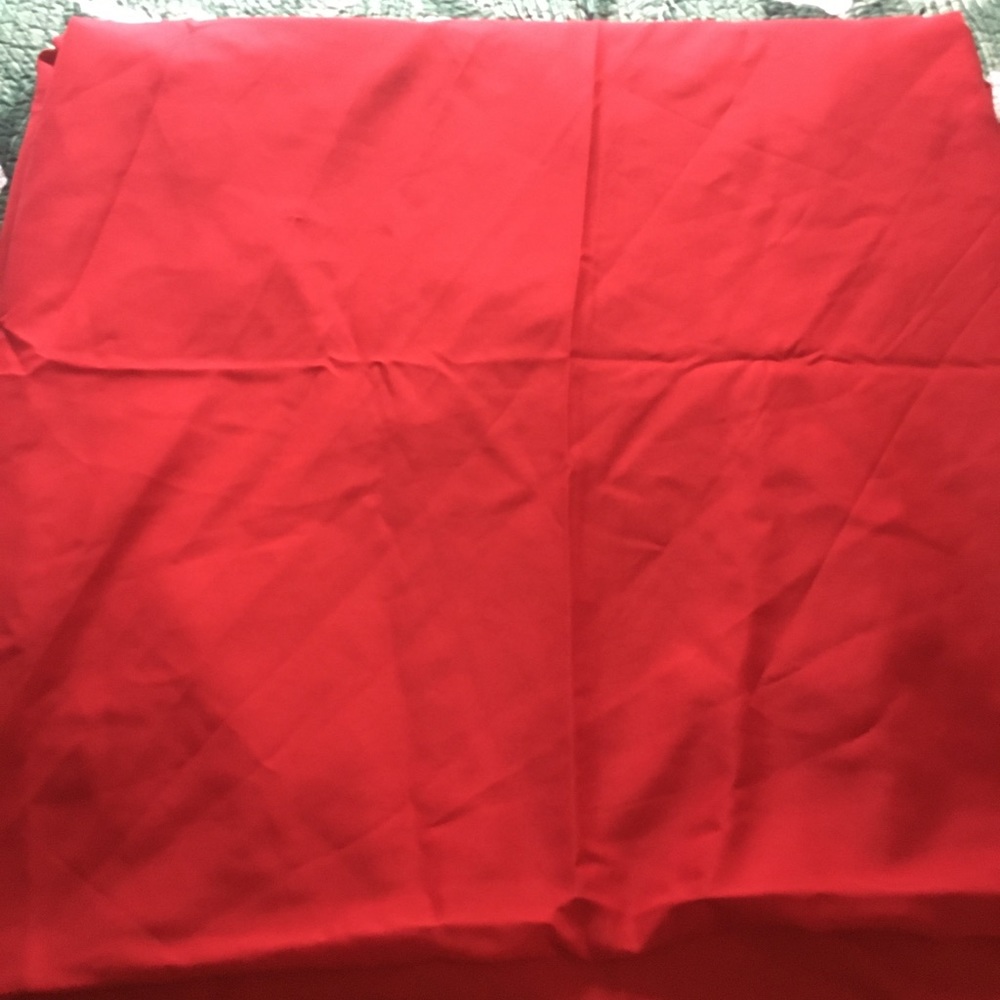 11 RED 120” ROUND TABLECLOTH